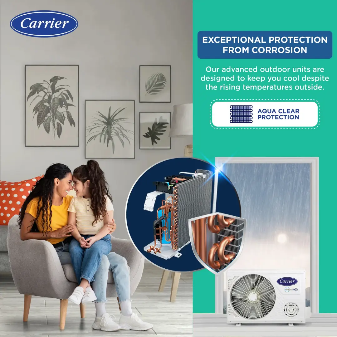 Carrier XCEL EDGE Exi Wifi Invertor 1.5 Ton AC - Vinergy