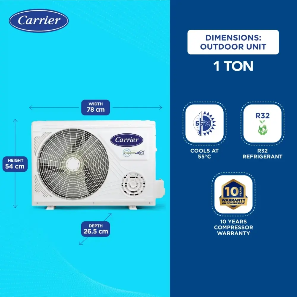 Carrier 1 Ton AC -Buy From Authorized Dealer