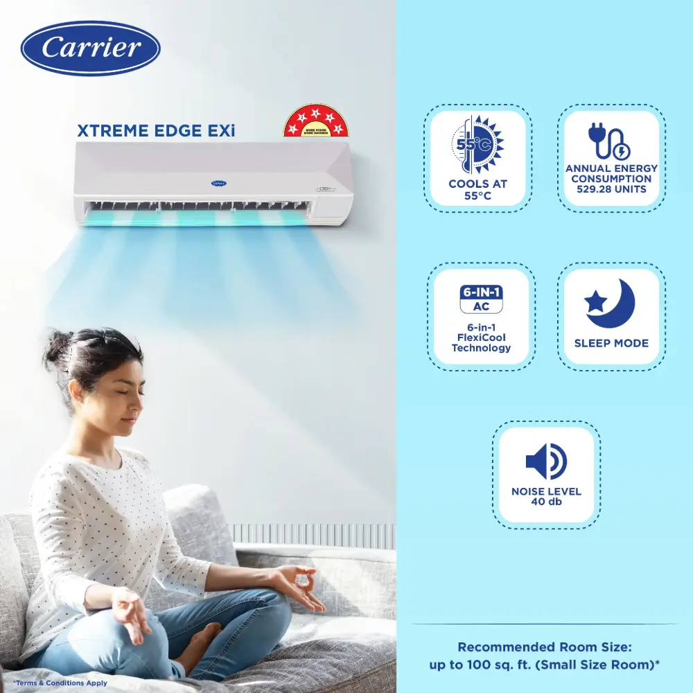 Carrier XTREME EDGE EXI 5 Star AC