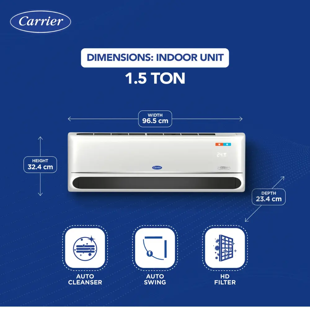 Carrier Indus Hot & Cold 3 Star AC