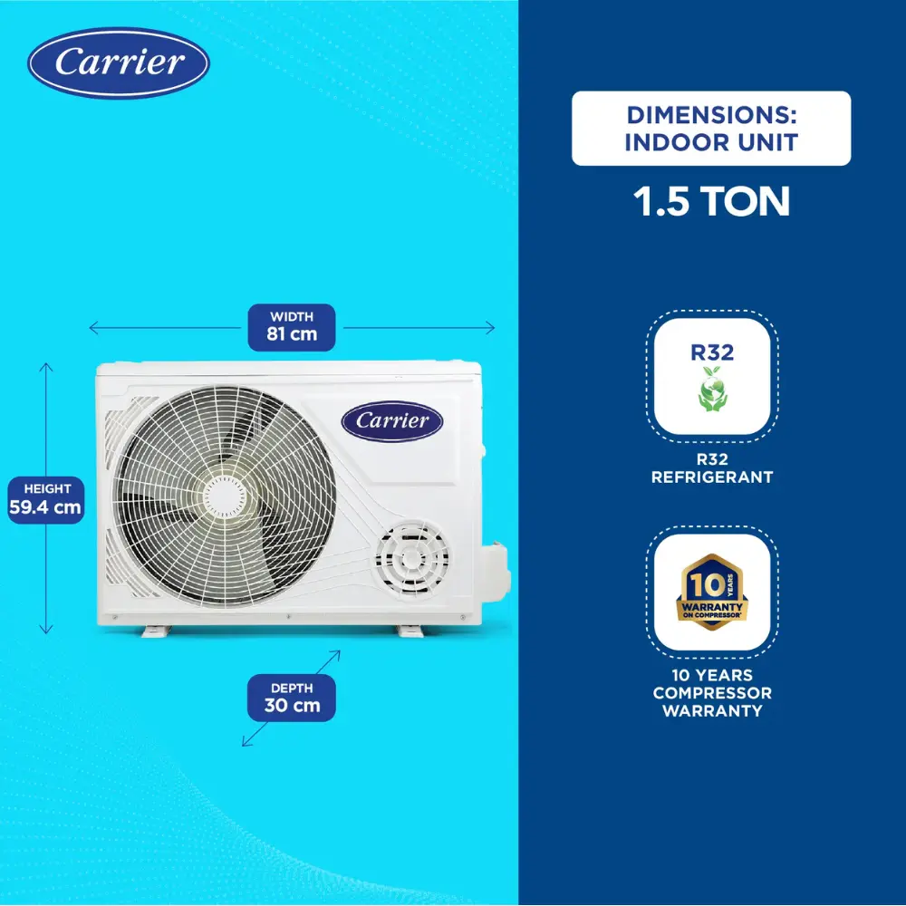 Carrier Novello 3 Star Invertor AC